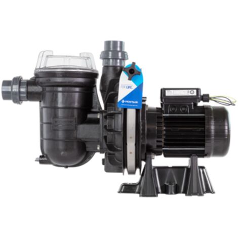 Pentair – Pompe de filtration piscine 1 CV – Débit max 16 m³/h – Monophasée 230 V – Auto-amorçage rapide – Matériaux résistants à la corrosion