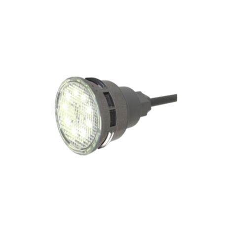 Ccei – Mini projecteur LED piscine à visser – Éclairage 700 lumens – Puissance 6W – IP68 étanche – Blanc chaud/froid – Installation facile