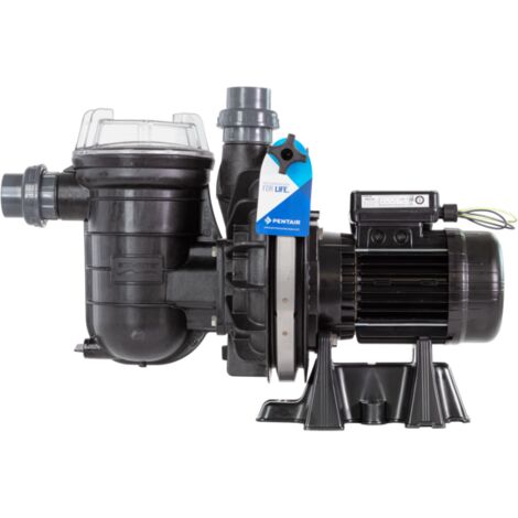 Pentair – Pompe piscine triphasée 16 m³/h – 1 CV – Débit max 16 m³/h – Compatible pour bassins de 60 à 80 m³ – Moteur IP 55