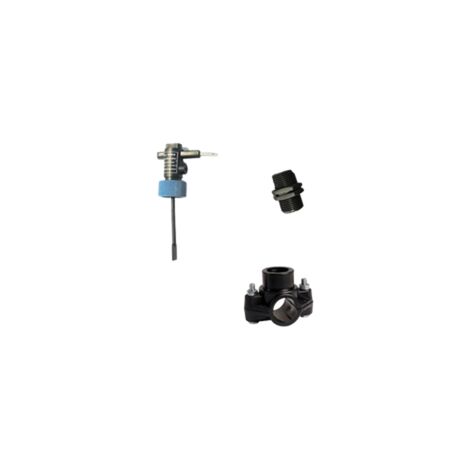 Ccei – Détecteur de débit en NORYL – Compatible électrolyseurs Limpido et Phénix – Installation rapide sur tuyauterie – Collier et adaptateur inclus