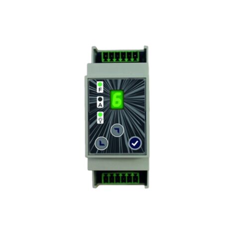 Ccei – Module de commande pour projecteurs LED de piscine – Télécommande 433 MHz – Contrôle jusqu’à 19 lampes 63W – Installation sur rail DIN