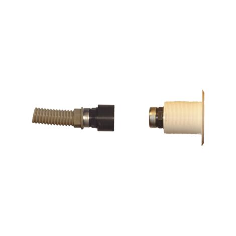 Ccei – Kit de raccordement projecteur traversée de paroi – Pour installation en extérieur – Compatible avec murs en béton – Câble flexible 2m