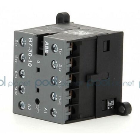 ABB – Contacteur industriel 4P 230V 50Hz 5,5kW – Pour contrôle circuits électriques – Applications industrielles