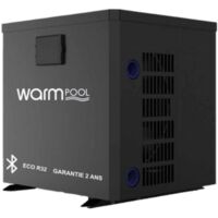 Pompe à chaleur design CUBE pour spa, petite piscine jusqu'à 20m3 - WARMPOOL - 3.5 - Jusqu'à 15 m³
