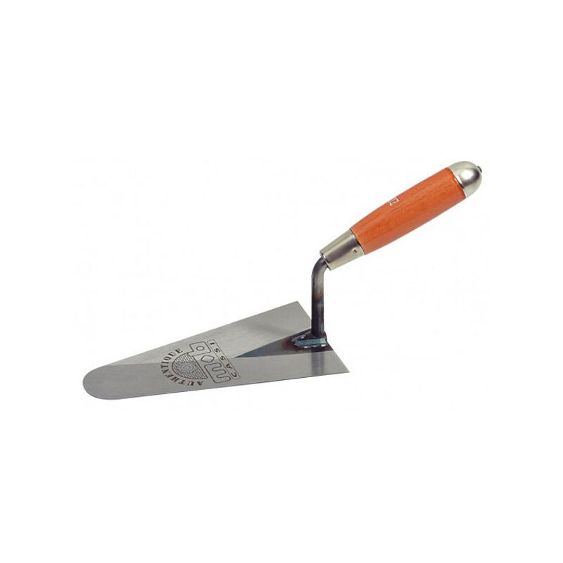 Truelle Inox 280x120 Mm MIVOS - Platoir Finition Maçonnerie Avec Poignée Ergonomique, Made In EU