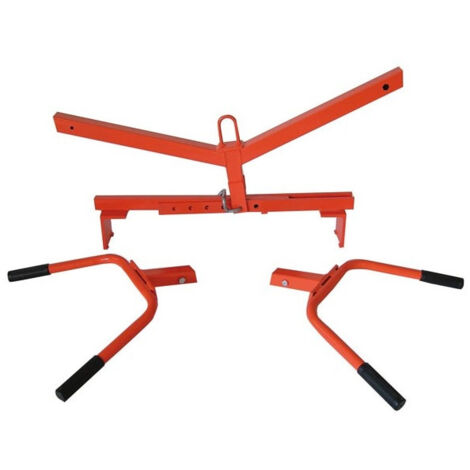 Finish – Pose bordures réglable et démontable – Dimensions de 0,50 m à 1 m – Charge max 150 kg – Châssis acier époxy – Anneau de suspension inclus