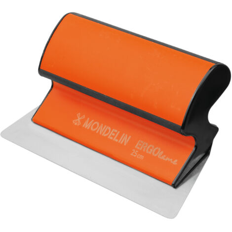 Ergolame® finition souple – Outil professionnel avec poignée bimatière en polypropylène chargé en talc, lame inox extra souple interchangeable- Dimensions 50x10 cm – Épaisseur 0,3 mm