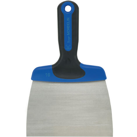 Couteau à enduire – Lame acier trempé 0,5 mm – Largeur 16 cm – Manche bi-matière ergonomique
