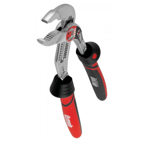 Mob Outillage – Pince multiprise autobloquante 60mm – Manche bi-matière pour grip optimal – Tête en acier forgé chromée – 16 positions de réglage