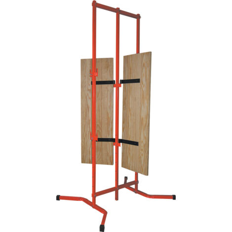 Support de volets réglable – Peinture simultanée de 3 paires – Gonds ajustables pour toutes dimensions – Stabilité optimale – Faible empattement – Rangement facile