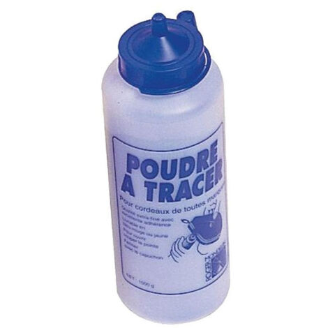 Mondelin – Poudre à tracer 1kg – Couleurs bleu et rouge – Excellente tenue sur toutes surfaces – Résistante aux intempéries