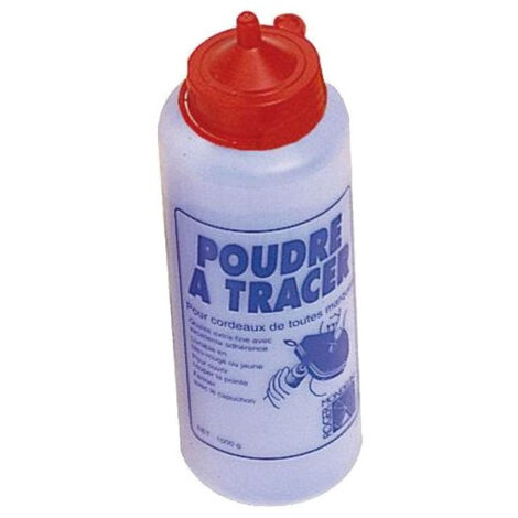 Mondelin – Poudre à tracer 1kg – Couleur bleu et rouge – Résistance aux intempéries – Application optimale pour maçonnerie et charpente