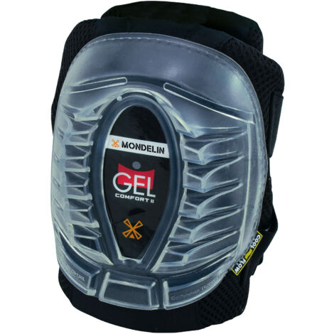Genouillères Gel Confort II – Usage intensif – Gel nid d’abeille haute résistance – Fixation par clips – Certifiées EN 14404 – Confort et protection pro du genou (1/5)
