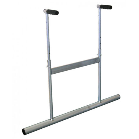 Mondelin – Barre à débuller aluminium 50mm – Ergonomique avec poignées rabattables – Légère pour réduire le mal de dos – Pour chapes liquides