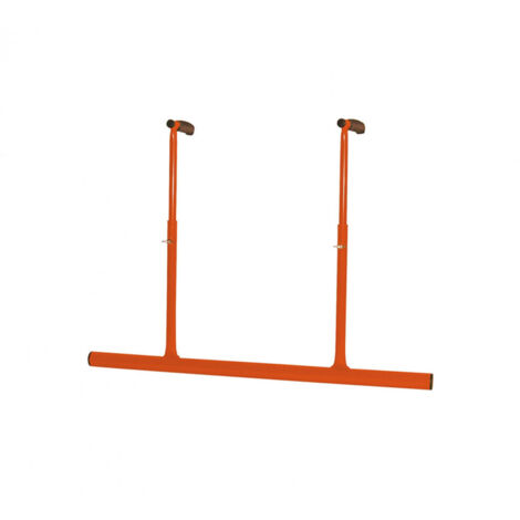 Mondelin – Barre à débuller acier 45mm – Finition peinture époxy – 2 poignées réglables – Outil professionnel pour chapes liquides