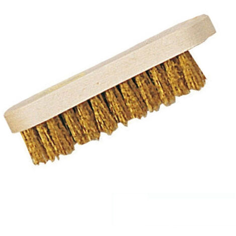 Mob Mondelin – Brosse violon 4 rangs 20 cm – Acier laitonné dur et fils en acier trempé – Nettoyage précis et préparation de surface optimale