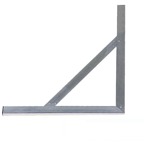 Mondelin – Équerre de plâtrier aluminium 1000 x 600 mm – Assemblage riveté sans déformation – Pour béton armé – 350040