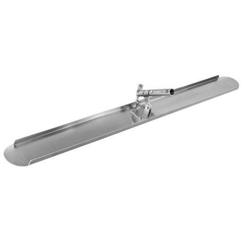 Mondelin – Lisseuse béton articulée 100x14 cm en aluminium – Lame anti-trace double arrondie – Mécanisme acier zingué – Fabrication France (1/5)