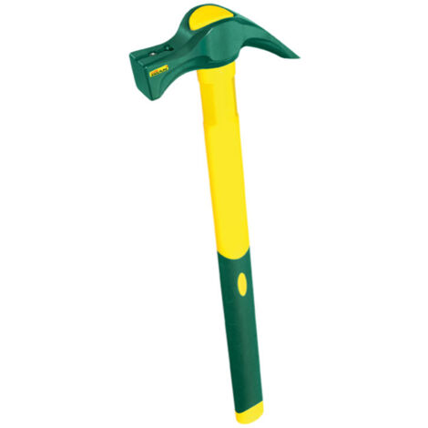 Leborgne – Marteau coffreur 42 cm – Acier au carbone trempé – Poids 750 g – Manche ergonomique Novagrip – Surfaces de frappe latérales