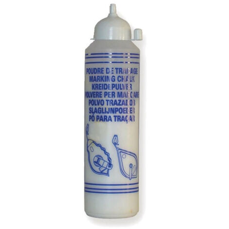 Mondelin – Poudre à tracer 400g – Spray traceur pour maçonnerie – Résistant aux intempéries – Couleurs bleu, rouge, jaune, blanc