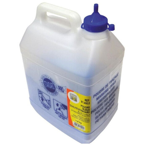 Mondelin – Poudre à tracer 3,5 kg – Formulation bleue et rouge – Haute visibilité sur toutes surfaces – Résistante aux intempéries
