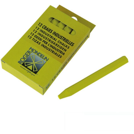 Boîte de 12 craies hexa Mondelin 12cm