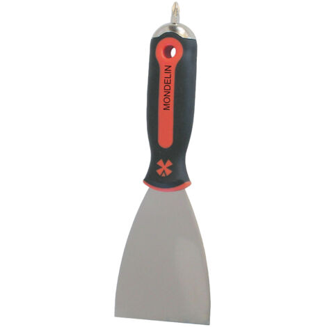 Couteau américain à lame inox flexible – Longueur 15,2 cm - Finition polie brillante – Manche bi-matière ergonomique avec embout de vissage PH2 intégré (1/5)