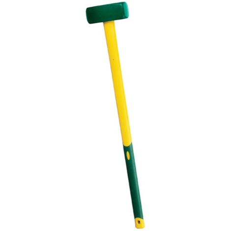 Leborgne – Masse couple 5 kg – Manche Novagrip 90 cm – Tête en acier au carbone forgé – Pour démolition et enfoncement