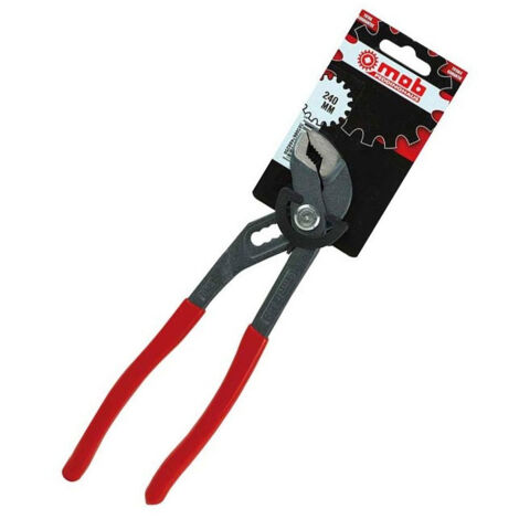 Mob Outillage – Pince multiprise 240mm – Ouverture 55mm – 7 positions de réglage – Zone crantée anti-glissement pour pièces variées (1/2)