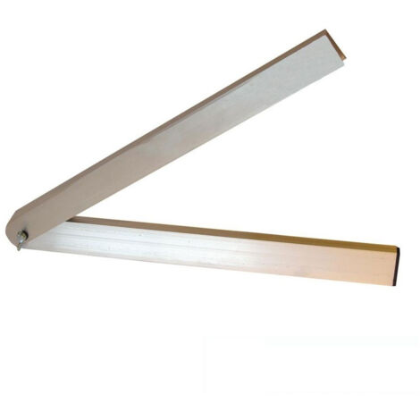 Mondelin – Équerre en aluminium 50cm – Avec vis de blocage – Pour bois dur et teck – Poids 500g
