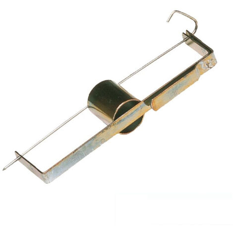 Mondelin – Dérouleur de bandes – Acier zingué – Diamètre cylindre 51mm – Poids léger 365g – Crochet de fixation inclus (1/2)
