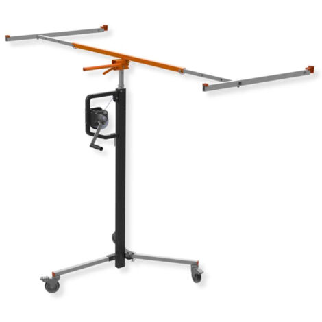 Mondelin – Lève plaque EASYLEV – Capacité de levage 65 kg – 2 types de poses jusqu'à 3,10 m – Treuil simple bobine avec frein intégré