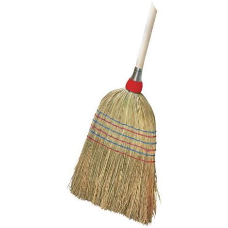 Leborgne – Balai paille de riz 6 fils pour surfaces sèches et humides – Longueur 25 cm – 157150
