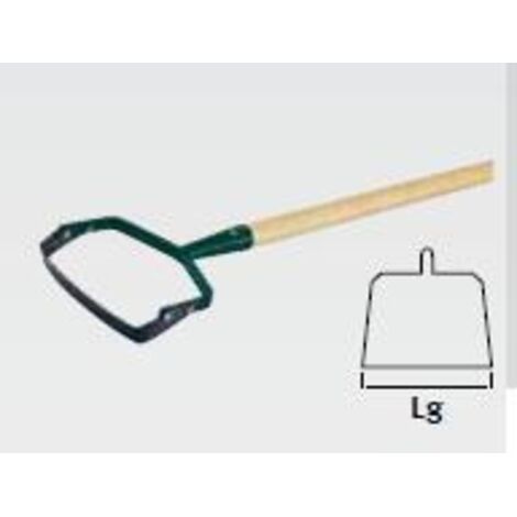 LEBORGNE Grattoir de jardin - 16 cm - manche bois certifié PEFC 100%