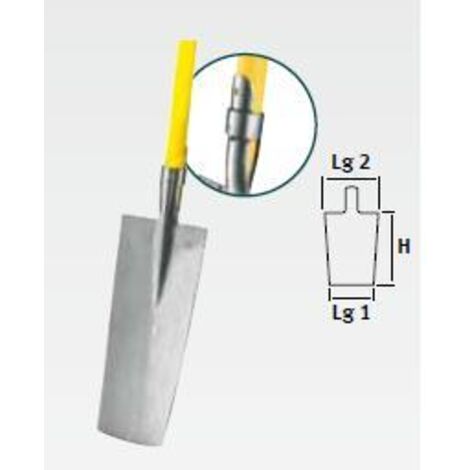 LEBORGNE Louchet de pépiniériste - 36 cm - manche béquille Novagrip