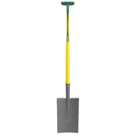Houe LEBORGNE Louchet Senlis Duopro 28 cm – Manche béquille Novamax – Outil trempé pour sols lourds – Lame nervurée affûtée