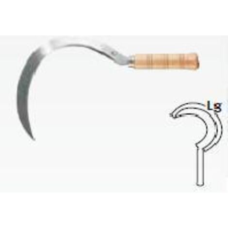 Leborgne – Faucille à dents 30 cm – Forgée et trempée – Taillant affûté pour coupe précise – Idéale pour récolte de lavande (1/5)
