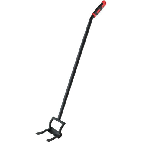 Mob Outillage – Barre de levage Twin Bar Double – Structure métallique robuste – Fourches trempées 55 HRC – Longueur 1085 mm pour démolition efficace (1/4)