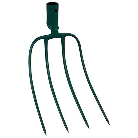 LEBORGNE Fourche fumier 4 dents douille - 22 cm - sans manche