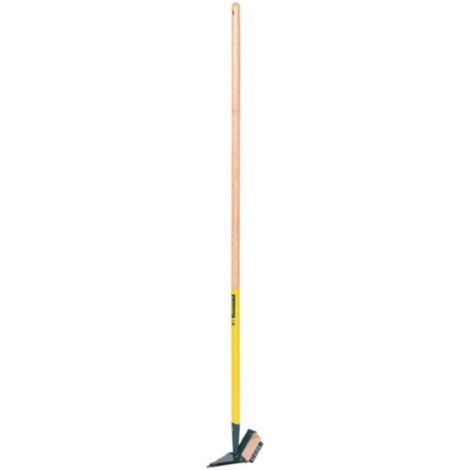 Leborgne – Racloir désherbeur manuel 150cm – Lames affûtées et trempées – Manche en bois PEFC – Outil 2 en 1 pour joints et pavés