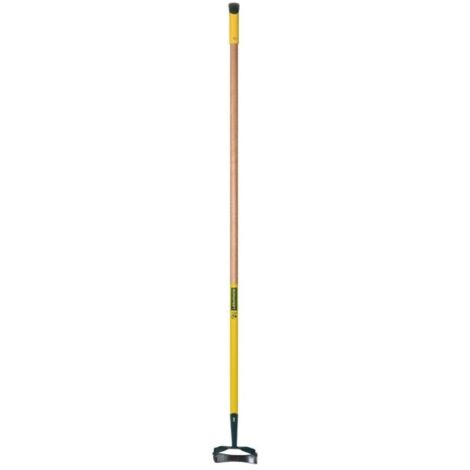 Leborgne – Grattoir oscillant Naturovert – Manche en bois 150cm certifié PEFC – Lame trempée pour désherbage efficace – Poignée ergonomique