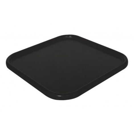 Mondelin – Bac à ciment carré noir 100x100cm – Épaisseur 3,1mm en polyéthylène – Pour mélange ciment en chantier humide