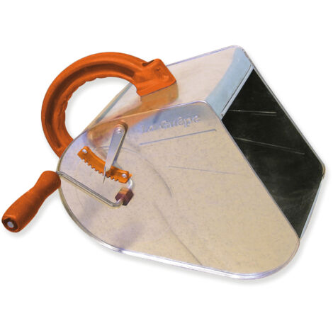 Machine à crépir La Guêpe® en acier inoxydable – 26,4 x 39 cm – Cuve large, prise en main confortable – Outil professionnel de projection d’enduit