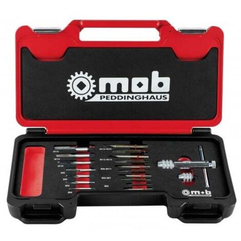 MOB - Coffret fb extracteur/foret/taraud 19 pieces