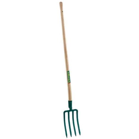 Fourche à bêcher dame douille - 25 cm manche pomme en bois certifié PEFC 100% - Leborgne
