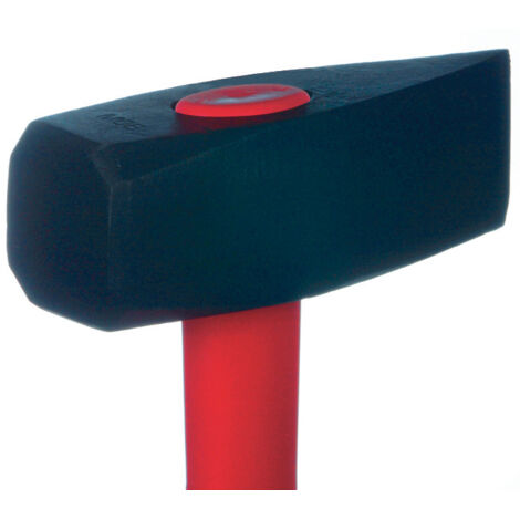 Masse à Tranche avec Manche Nertech, Tête en Acier Carbone C45E Forgée et Traitée Thermiquement - Peinture Poudre Époxydique, 19 cm