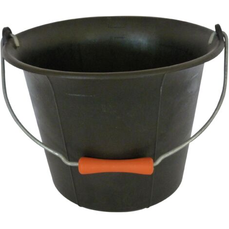 SEAU 11L NOIR PLASTIQUE ANSE 5,3 P.PLASTIQUE MONDELIN - 341081