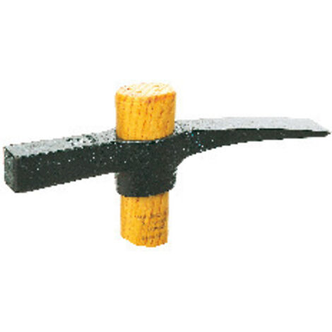 Marteau à briques 2,6 cm – Manche en frêne certifié PEFC – Acier à forte teneur en carbone trempé 52-58 HrC – Outil professionnel de maçonnerie