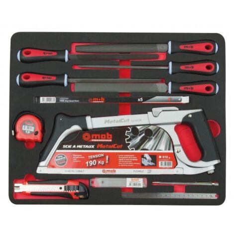 MOB - 25 outils de coupe dans un module en mousse (1/2)