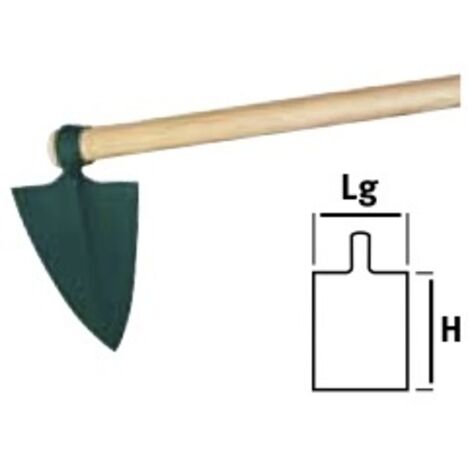 Sape Sartène douille ovale 1,1 kg - 24 cm  Duopro sans manche - Leborgne